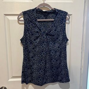 Jones New York sleeveless blouse